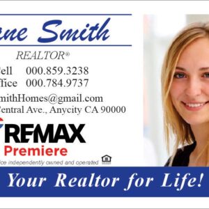 remax business card with your realtor for life! Banner